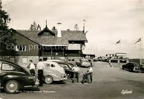 AK / Ansichtskarte Oslo_Norwegen Frognerseteren Resturant Restaurant Oslo Norwegen