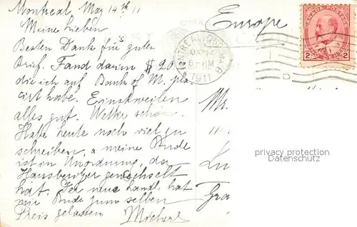 AK / Ansichtskarte Montreal_Quebec Bridle Path Mount Royal Montreal Quebec