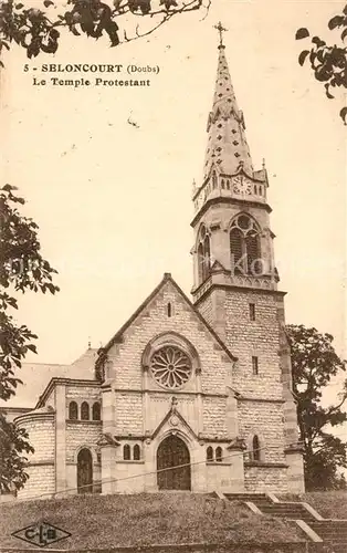 AK / Ansichtskarte Seloncourt Le Temple Protestant Seloncourt