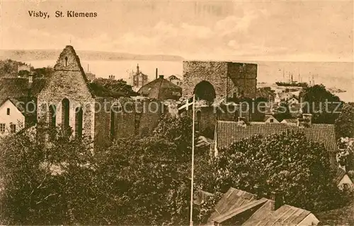 AK / Ansichtskarte Visby St. Klemens Visby