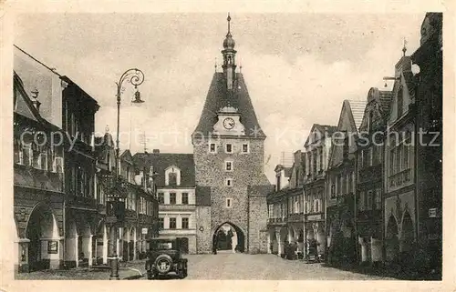 AK / Ansichtskarte Domazlice Stadttor Domazlice