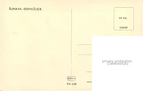 AK / Ansichtskarte Domazlice Sumava Domazlice