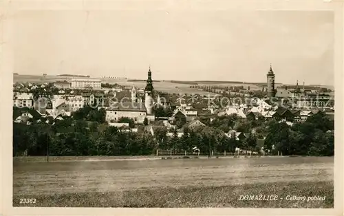 AK / Ansichtskarte Domazlice Panorama Domazlice