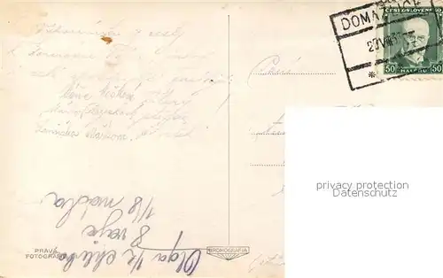 AK / Ansichtskarte Domazlice Panorama Domazlice