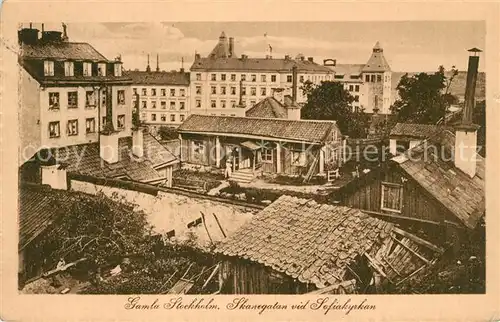 AK / Ansichtskarte Gamla Skanegatan Sofiakyrkan Gamla