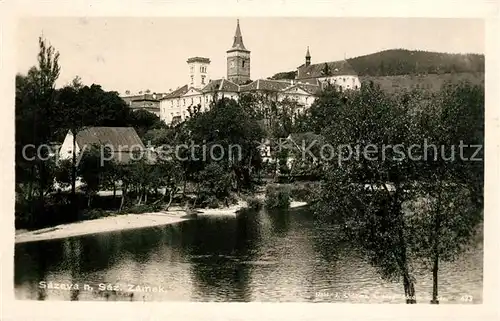 AK / Ansichtskarte Sazava Schloss Sazava