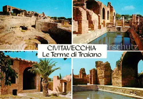 AK / Ansichtskarte Civitavecchia Terme di Traiano Ruinen Civitavecchia