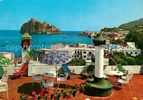 AK / Ansichtskarte Ischia_Porto Hotel Pensione Ulisse Dachterrasse Ischia Porto
