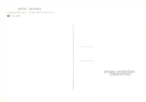 AK / Ansichtskarte Lignano_Riviera Hotel Arizona 