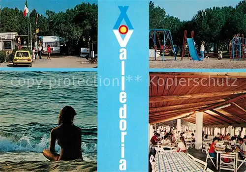AK / Ansichtskarte Sassari Camping Valledoria Strand Restaurant Kinderspielplatz Sassari