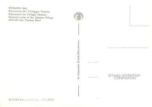 AK / Ansichtskarte Numana Panorama del Villagio Taunus Numana