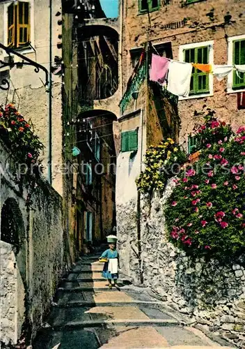AK / Ansichtskarte Sanremo Citta vecchia Gasse Altstadt Sanremo