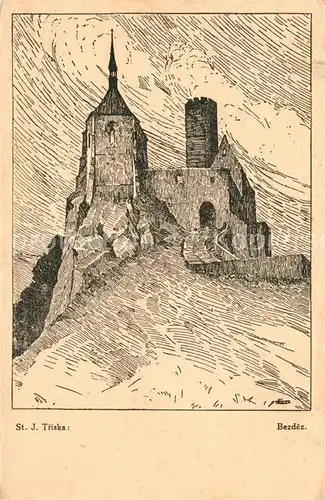 AK / Ansichtskarte Bezdez Hrad Bezdez