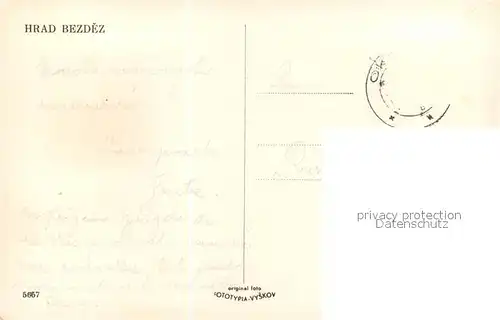 AK / Ansichtskarte Bezdez Hrad Bezdez