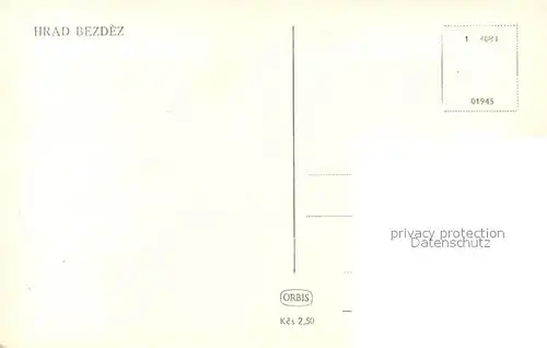 AK / Ansichtskarte Bezdez Hrad Bezdez