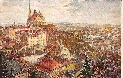 AK / Ansichtskarte Brno_Bruenn Petr Pistelka Se Spilberku Brno_Bruenn