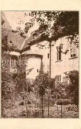 AK / Ansichtskarte Bruenn_Brno Stilleben im Garten des Augustinerklosters Bruenn_Brno