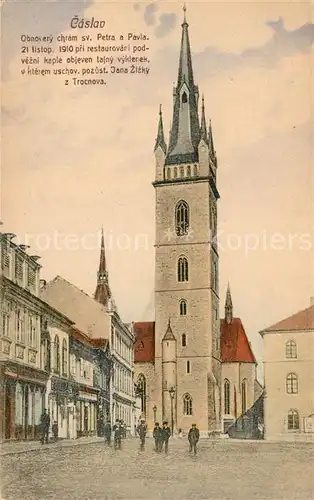 AK / Ansichtskarte Caslav Kirche Peter und Paul Caslav