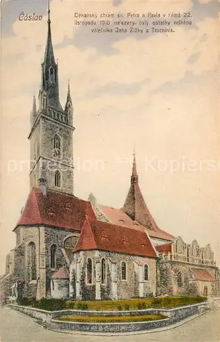 AK / Ansichtskarte Caslav Cekansky chram sv Petra a Pavla Caslav