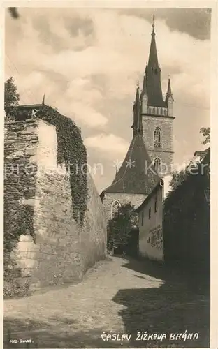 AK / Ansichtskarte Caslav Zizkova Brana Caslav