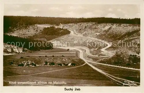 AK / Ansichtskarte Macocha_Tschechien Nove serpentinove silnice Macocha Tschechien