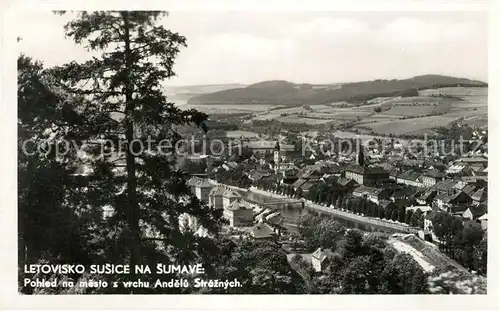 AK / Ansichtskarte Susice na Sumave Panorama Susice