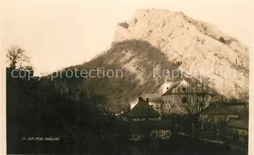 AK / Ansichtskarte Svaty_Jan pod Skalou Svaty_Jan