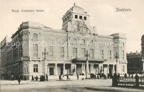 AK / Ansichtskarte Stockholm Kungl dramatiska teatern Stockholm