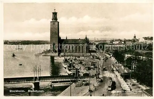AK / Ansichtskarte Stockholm Stadshuset Stockholm