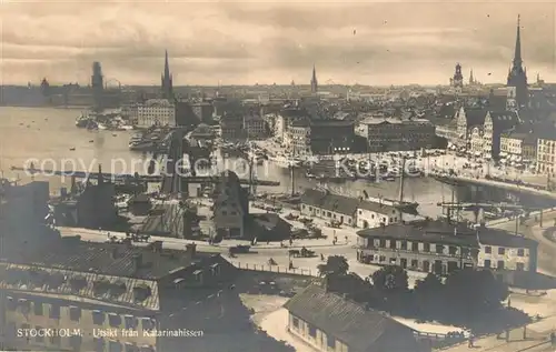 AK / Ansichtskarte Stockholm Utsikt fran Katarinahissen Stockholm