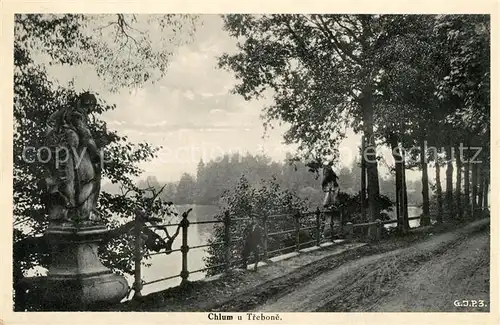 AK / Ansichtskarte Chlum_u_Trebone Uferstrasse Chlum_u_Trebone