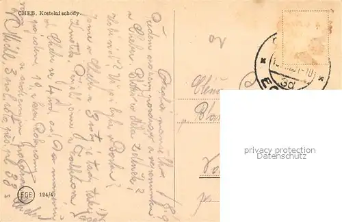 AK / Ansichtskarte Cheb Kostelni schody Cheb