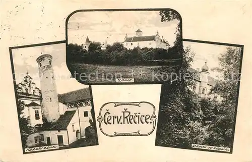 AK / Ansichtskarte Cervena_Recice  Schloss  Cervena Recice 