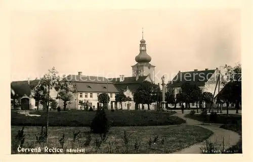 AK / Ansichtskarte Cervena_Recice  Schloss Cervena Recice 