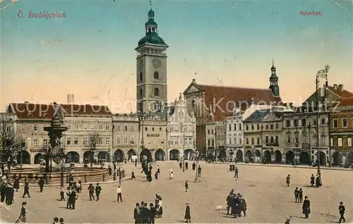AK / Ansichtskarte Budejovice Marktplatz Budejovice