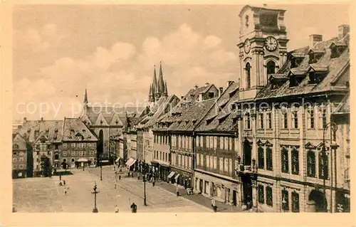 AK / Ansichtskarte Cheb Rathaus Marktplatz Cheb