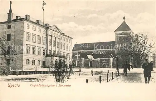 AK / Ansichtskarte Uppsala Dreifaltigkeitskirche Seminar Uppsala