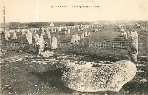 AK / Ansichtskarte Carnac_Morbihan Les Alignements du Menec Carnac Morbihan