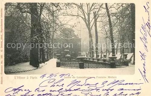 AK / Ansichtskarte Paris Jardin du Luxembourg Fontaine Medicis Paris