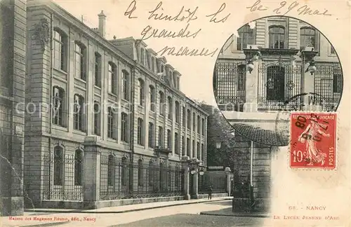 AK / Ansichtskarte Nancy_Lothringen Lycee Jeanne d Arc Nancy Lothringen