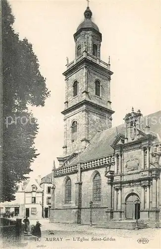 AK / Ansichtskarte Auray Eglise Saint Gildas Kirche Auray