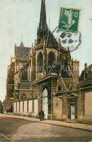 AK / Ansichtskarte Dijon_Cote_d_Or Cathedrale Saint Benigne Dijon_Cote_d_Or
