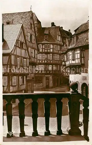 AK / Ansichtskarte Colmar_Haut_Rhin_Elsass Rue des Marchants Altstadt Fachwerkhaeuser Colmar_Haut_Rhin_Elsass