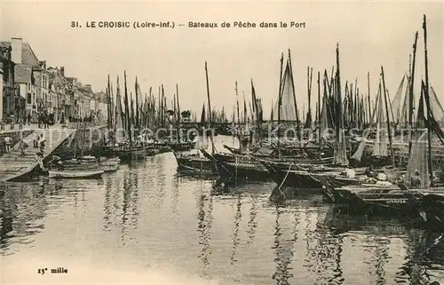 AK / Ansichtskarte Le_Croisic Bateaux de Peche dans le Port Le_Croisic