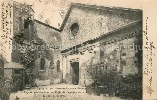AK / Ansichtskarte Paris Eglise Saint Julien le Pauvre Paris