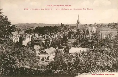 AK / Ansichtskarte Oloron Sainte Marie Vue generale du Quartier Sainte Marie Oloron Sainte Marie