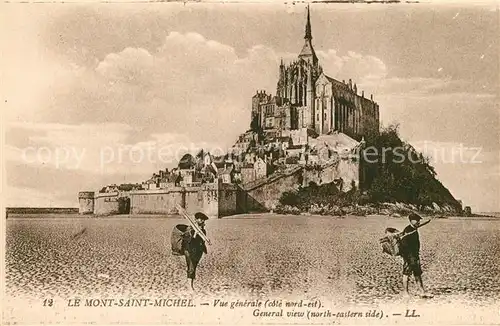 AK / Ansichtskarte Le_Mont Saint Michel Vue generale Le_Mont Saint Michel