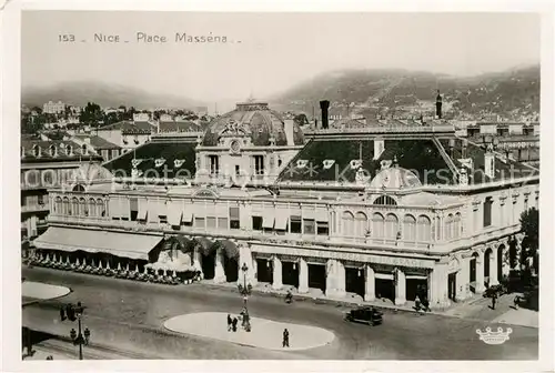 AK / Ansichtskarte Nice_Alpes_Maritimes Place Massena Nice_Alpes_Maritimes