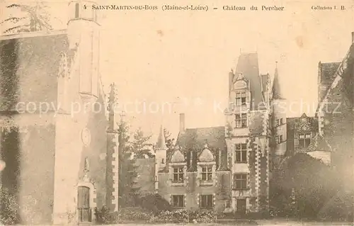 AK / Ansichtskarte Saint Martin du Bois_Maine et Loire Chateau du Percher Schloss Saint Martin du Bois