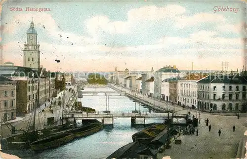 AK / Ansichtskarte Goeteborg Soedra Hamngatan Goeteborg